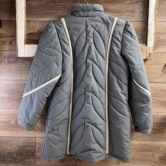 Dawn Puffer Jacket Vintage 90’s, Size 11/12, Gray and White , Winter Coat - Picture 8 of 12